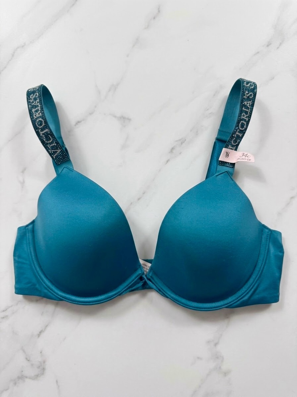 Victoria’s Secret Logo Shine Strap Push-Up Bra